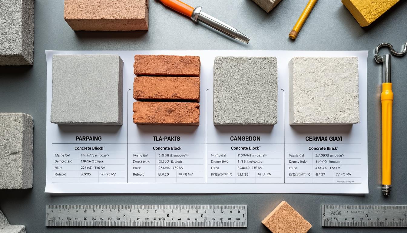 découvrez comment choisir le meilleur matériau pour la construction de vos murs. parpaing, brique ou béton cellulaire ? comparez leurs avantages, inconvénients et usages pour faire le bon choix pour votre projet de construction.